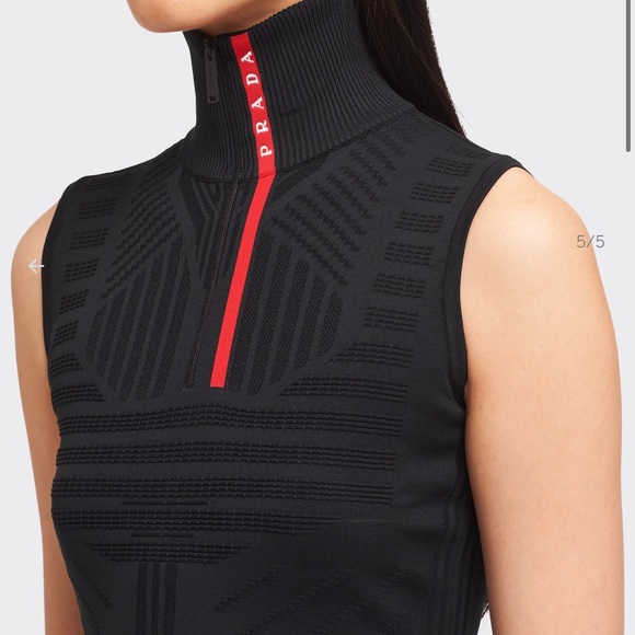 NWT Prada Tech Tank Zip top - Picture 2 of 3